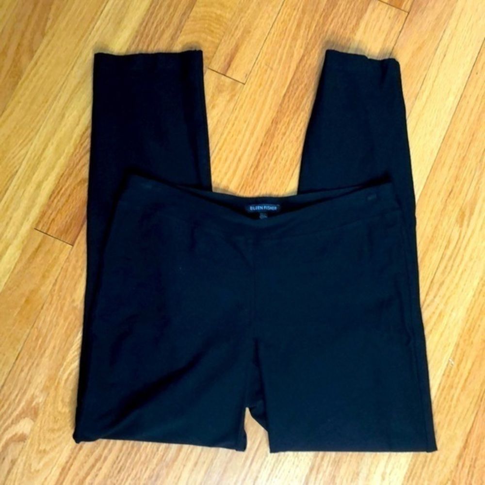 Eileen Fisher stretchy black pants, extra small